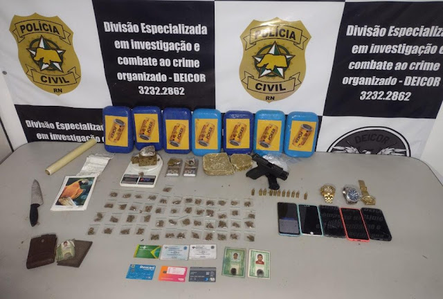 Polícia Civil prende sete pessoas em operação contra tráfico de drogas no RN