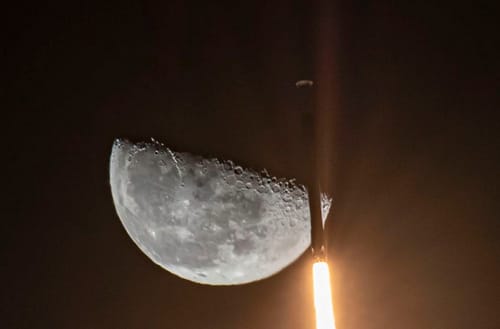 SpaceX has sent a mission to the moon with funding from Dogecoin