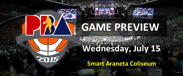 List of PBA Games Sunday July 12, 2015 @ Smart Araneta Coliseum