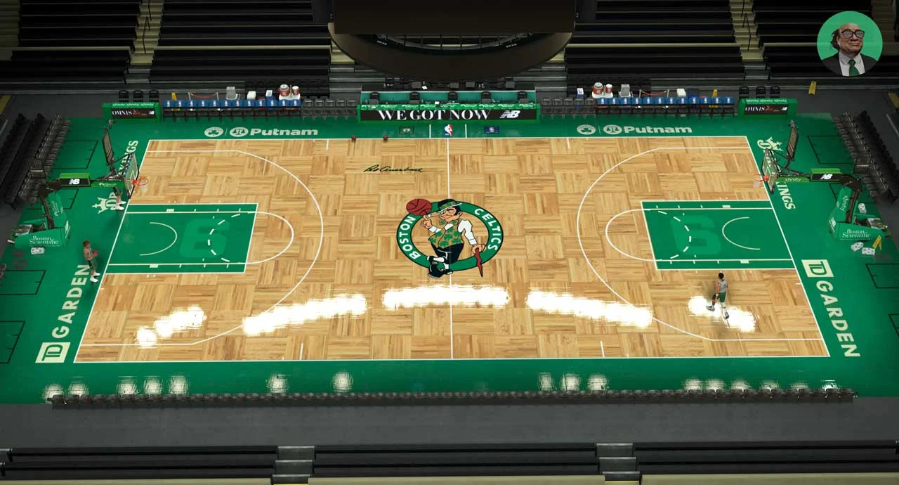 NBA 2K23 Boston Celtics 2022-2023 Court