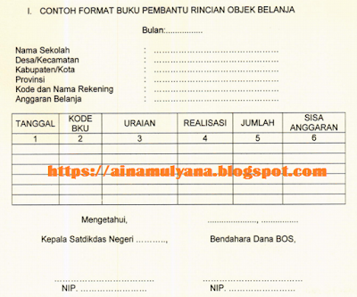  Juknis BOS Tahun 2019/2020 untuk SD SMP SMA SMK SLB – Buku Pembantu Rincian Objek Belanja 