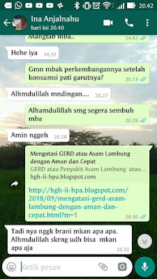 Testimoni Maag Tepung Garut