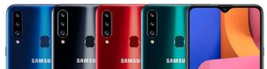 ألوان هاتف Samsung Galaxy A20s 