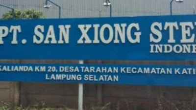 Nah lo...!!!, Diduga PT San Xiong Steel  Lebur Besi Rel Kereta Api