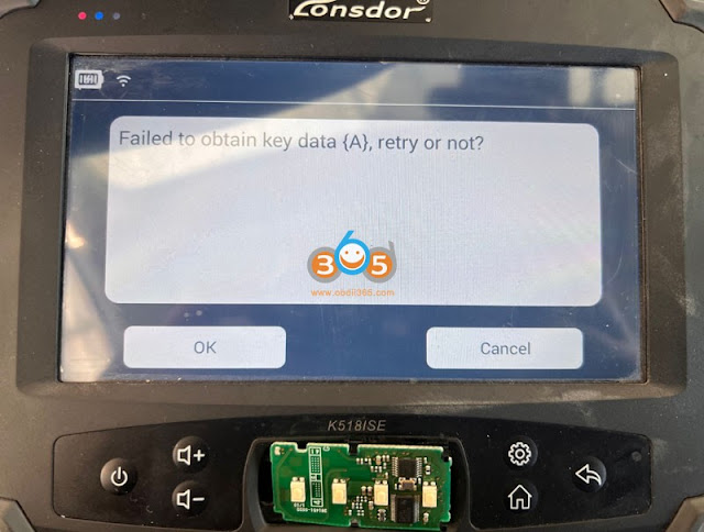 Lonsdor K518 P0020B Failed to Obtain Key Data Solution 1