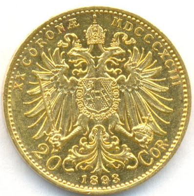 Austria 20 Corona solid gold coin