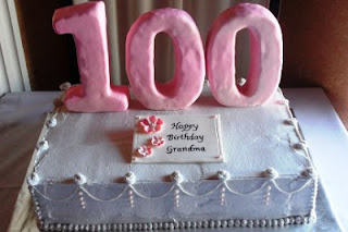 100 Birthday cake