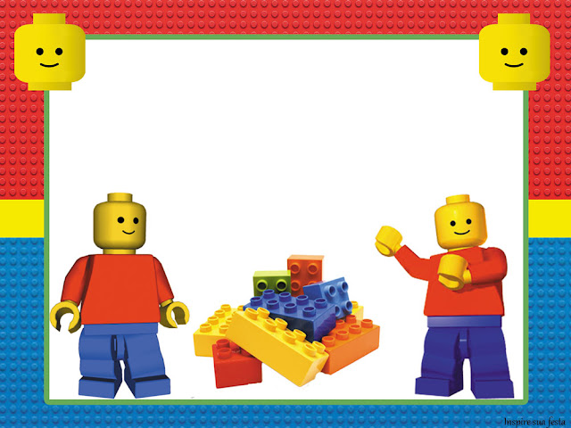 Lego Party Free Printable Invitations, Labels or Cards.