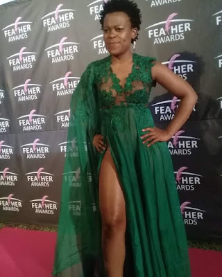 What a disgrace! South African socialite Zodwa Wabantu goes pantless at award, exposes her private parts (photos)