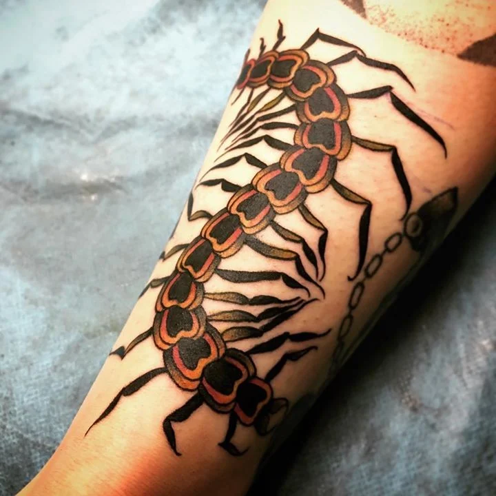 Tatuaje de cienpies