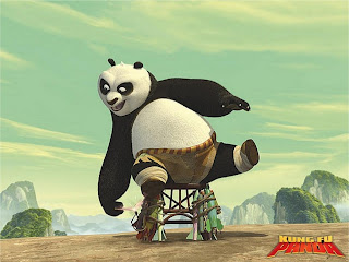 Po seated in Kung Fu Panda