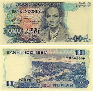 bentuk uang 1000 rupiah