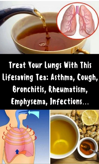 Heal Your Lungs With THIS Tea: Cough, Bronchitis, Asthma, Emphysema, Infections…