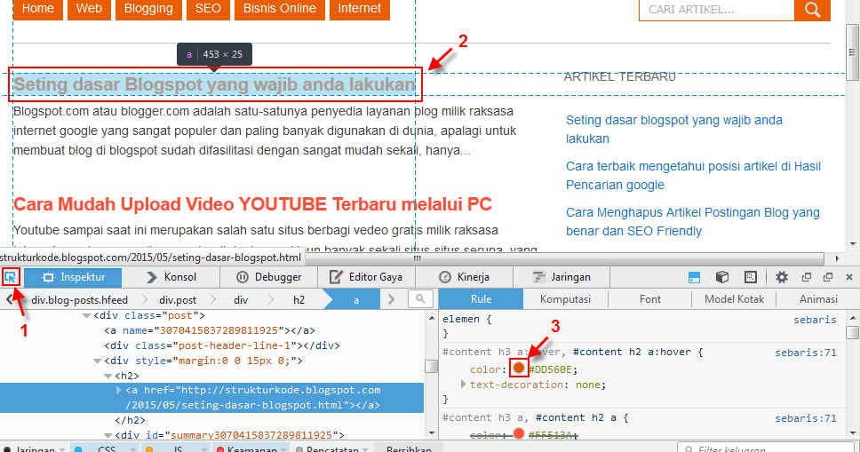 Trik Mendapatkan Kode Warna HTML dan CSS dengan tepat Trik Mendapatkan Kode Warna HTML dan CSS dengan tepat