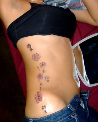 Tattoos On Rib Cage For Girls