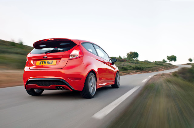 Rear shot of the 2013 Ford Fiesta ST - Subcompact Culture