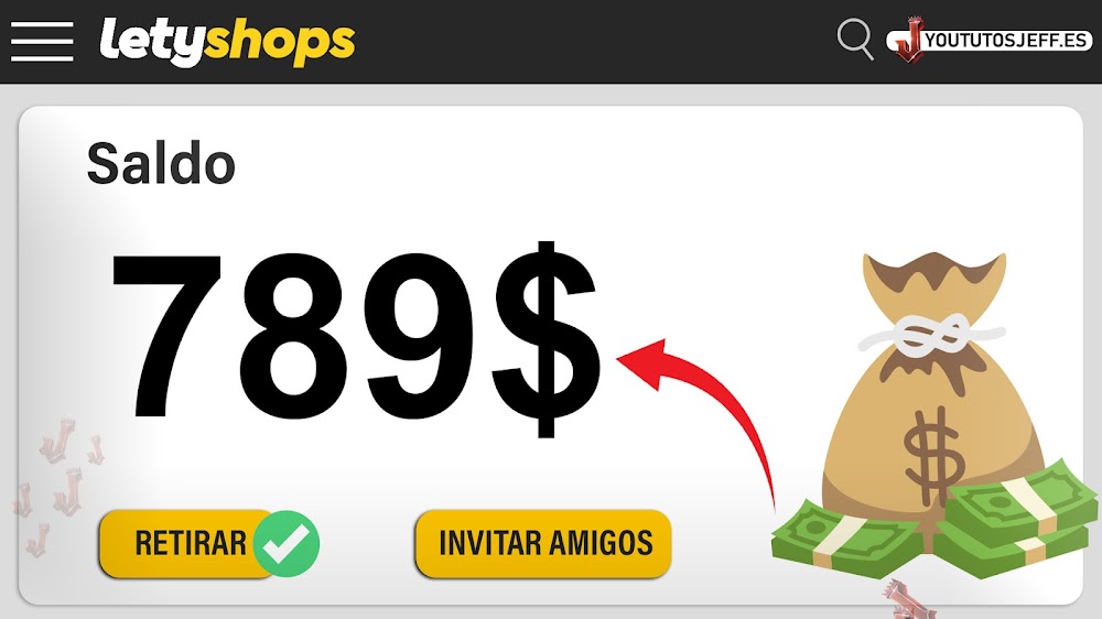 Como Cobrar y RETIRAR Dinero de LetyShops ✅