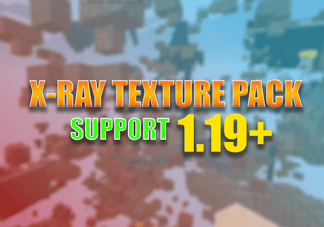 X-RAY Texture Pack for Minecraft bedrock 1.19+