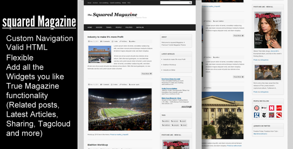 Squared Magazine - Tumblr News / Magazine Theme - Blog Tumblr