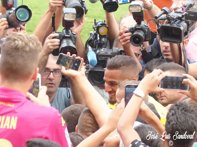 Fotos presentación Prince Boateng Estadio Gran Canaria