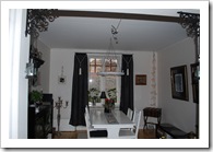 Efter matrum svart och vitt