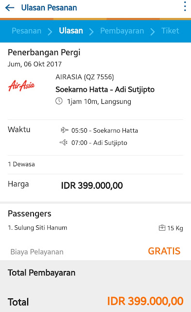 Pesan tiket pesawat pake Bang Joni Line Messenger