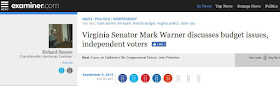 Senator Mark Warner Buena Vista Rick Sincere 2012