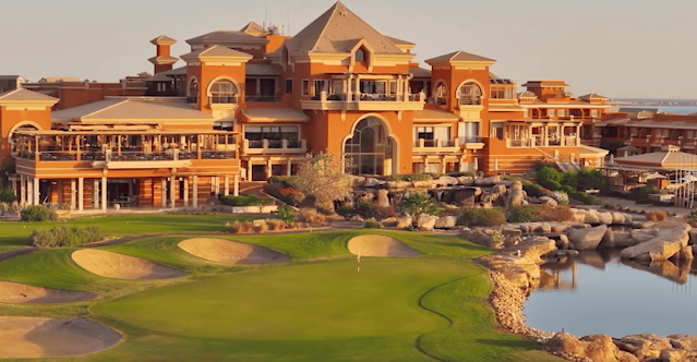 Golfing at Somabay Golf Red Sea Egypt