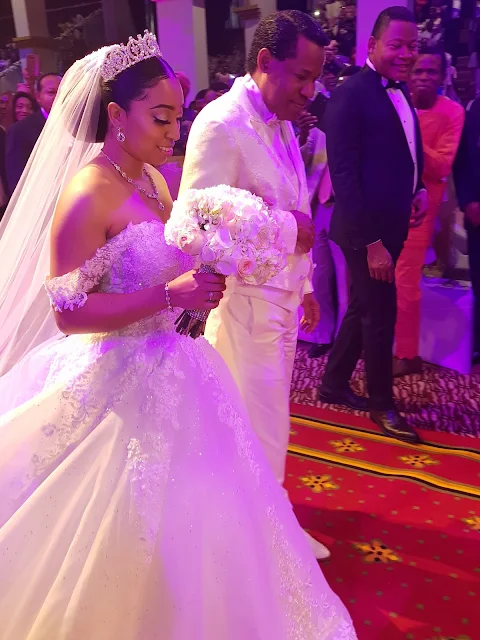 First photos from the church wedding of Pastor Chris Oyakhilome