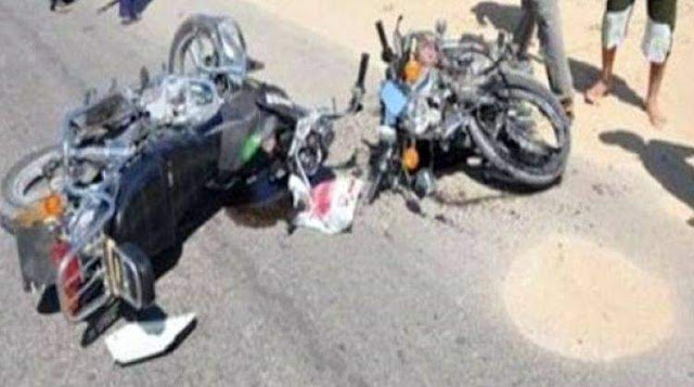 إصابة اثنين فى حادث تصادم دراجة بخارية بمركز طما بسوهاج