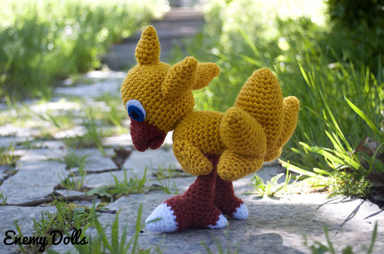 chocobo amigurumi by enemy dolls