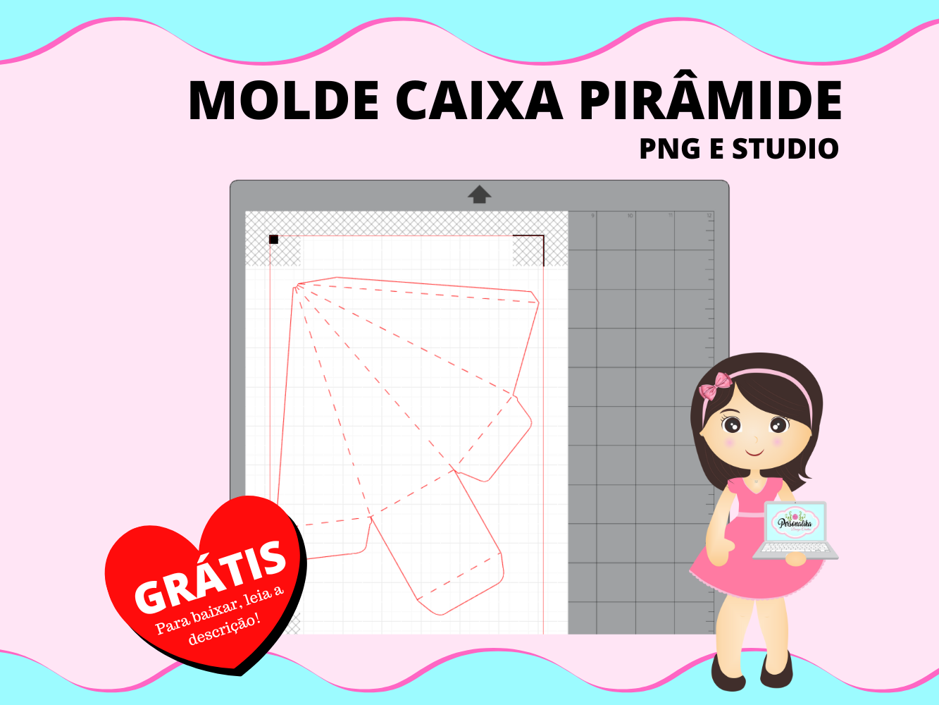 Molde Caixa em PNG com Fundo Transparente Gratuito