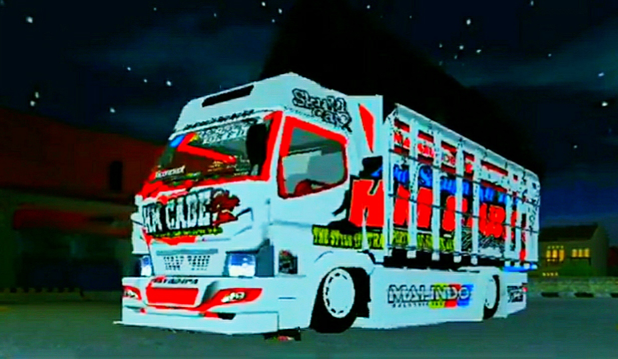 Download Mod Bussid Truck Full Animasi Hm Cabe  Kang Yusuf