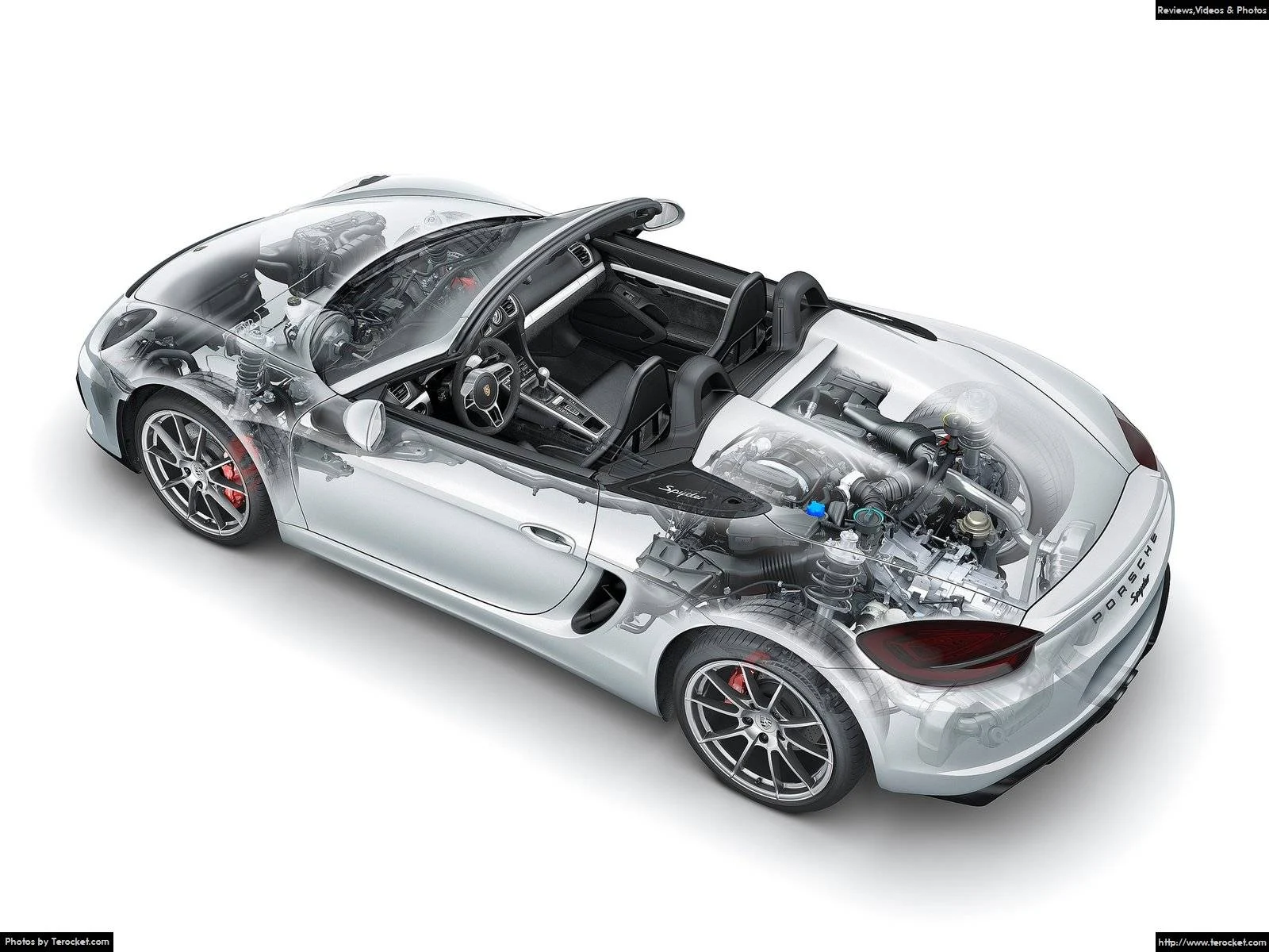 Hình ảnh xe ô tô Porsche Boxster Spyder 2016 & nội ngoại thất