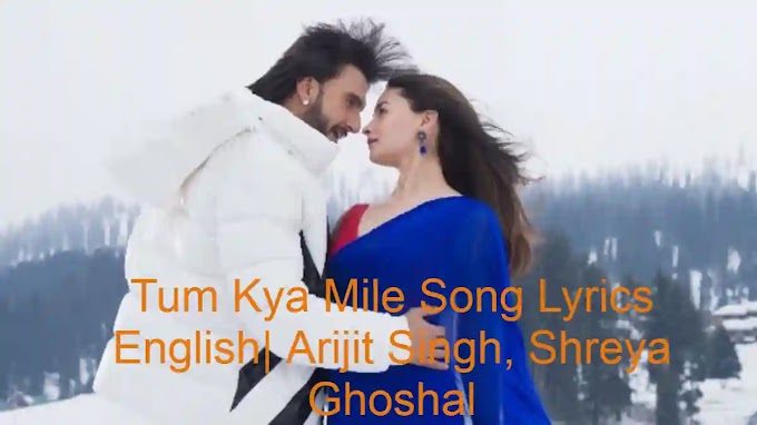 Tum Kya Mile Song Lyrics in English| Arijit Singh, Shreya Ghoshal