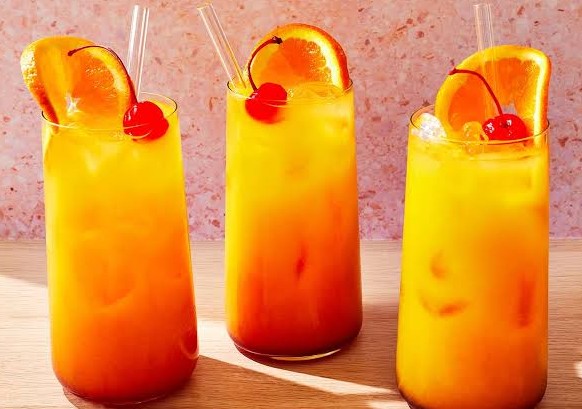 strawberry pineapple tequila sunrise recipe