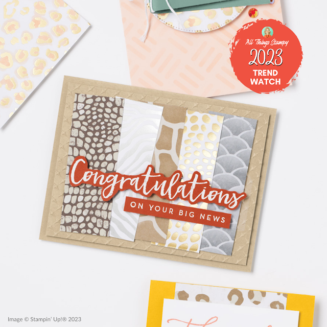 Papercraft trends 2023 stampin up card making