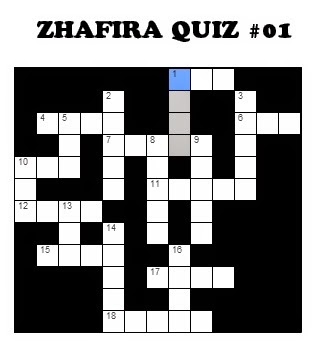 Zhafira Quiz #01