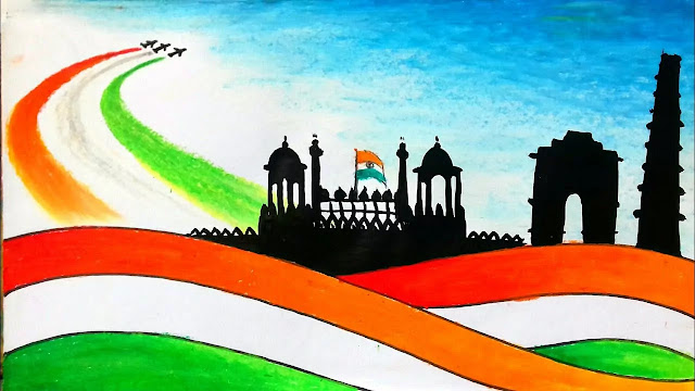 26 January Republic Day 2021 Drawing Image