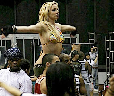 Britney Spears Rehearses In a Revealing Bikini Top