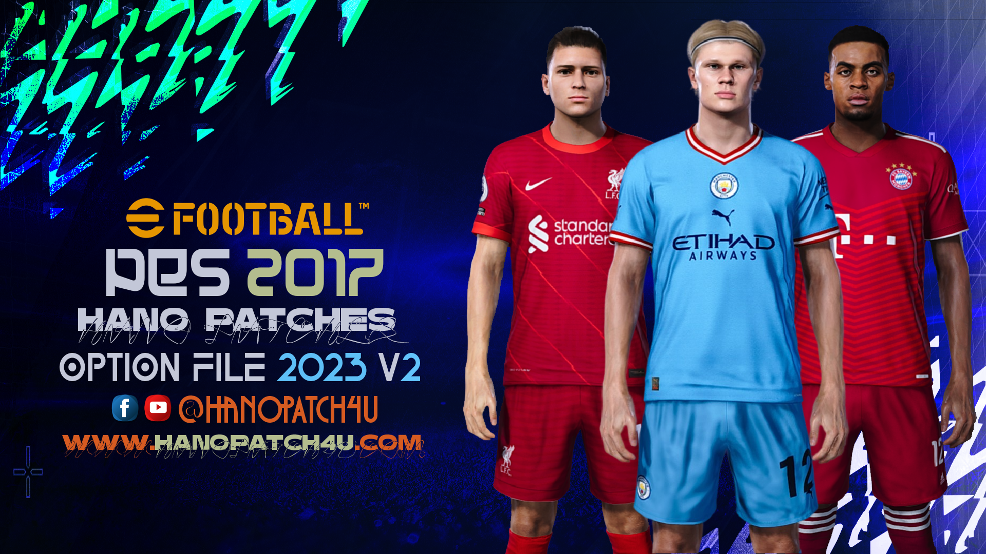 PES 2017  Next Season 2023 Option File V2 - HANO Patches