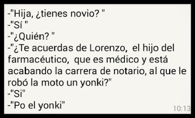 Veo muermos,el novio de mi hija,padres