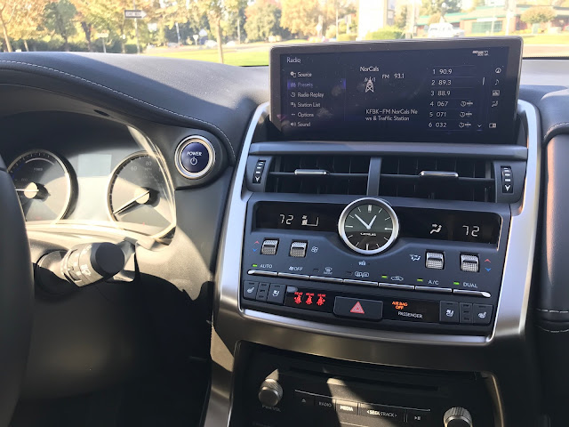 Interior view of 2020 Lexus NX 300h