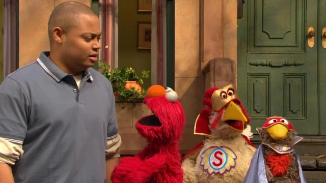 Sesame Street Episode 4612 Elmo Steps in for Super Grover Season 46