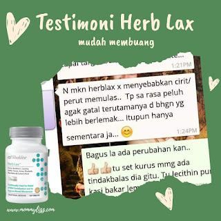 Herb Lax Shaklee Fungsi Harga Cara Makan Untuk Kurus Review