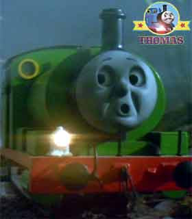 Moving in the haunted mine night mist bouncing buffer cried Thomas and friends Percy the tank engine