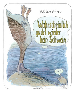 F. K. Waechter: Wahrscheinlich guckt wieder kein Schwein. Diogenes Verlag