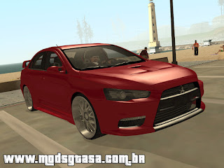 Mitsubishi Lancer EVO X V.2 para grand theft auto