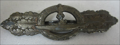 WW2 German Kriegsmarine u-boat clasp in bronze