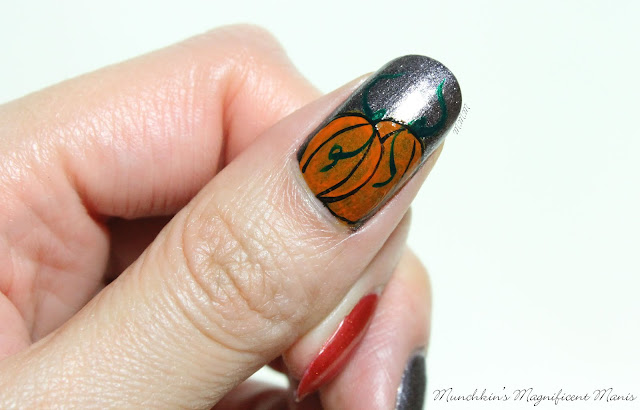 Pumpkin Nail Design